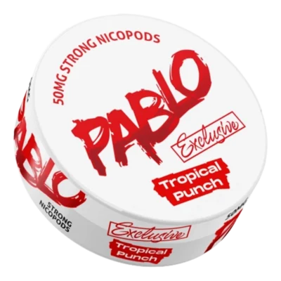 Pablo Exclusive Tropical Punch nicotine pouches at SnusVault
