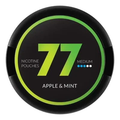 77 Apple Mint Medium nicotine pouches at SnusVault
