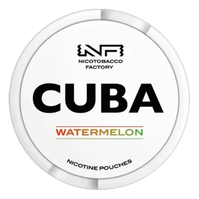 CUBA WHITE Watermelon nicotine pouches at SnusVault
