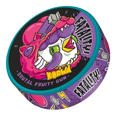 KURWA BRUTAL Fruity Gum nicotine pouches at SnusVault